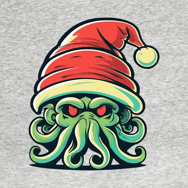 A Portrait of Christmas Cthulhu #3 by InfinityTone